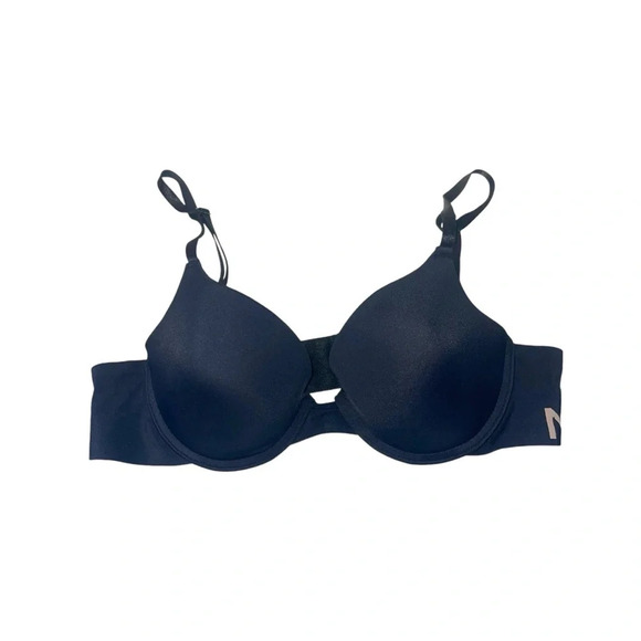 Nautica Black & Tan Logo Push-up T-shirt Bra 36B Women’s - Picture 1 of 9